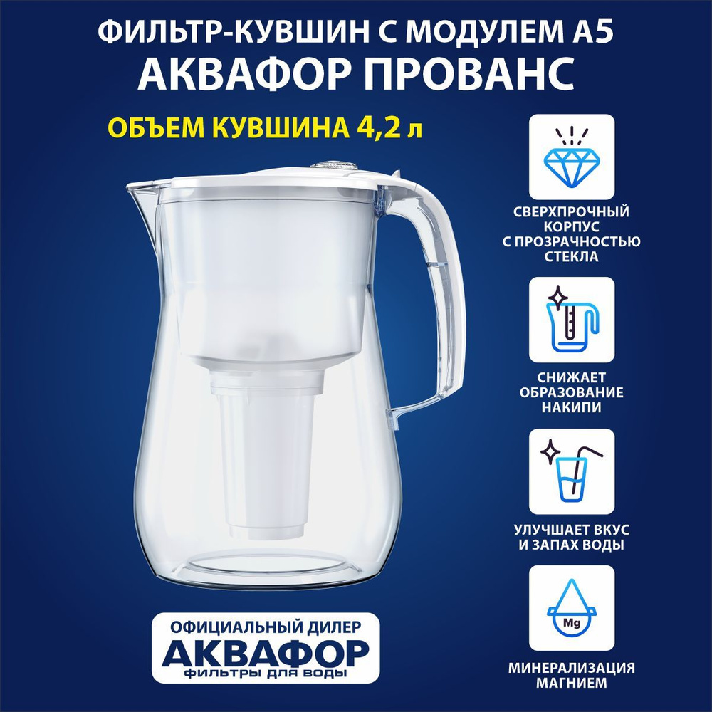 Фильтр для воды кувшин Прованс АКВАФОР #1