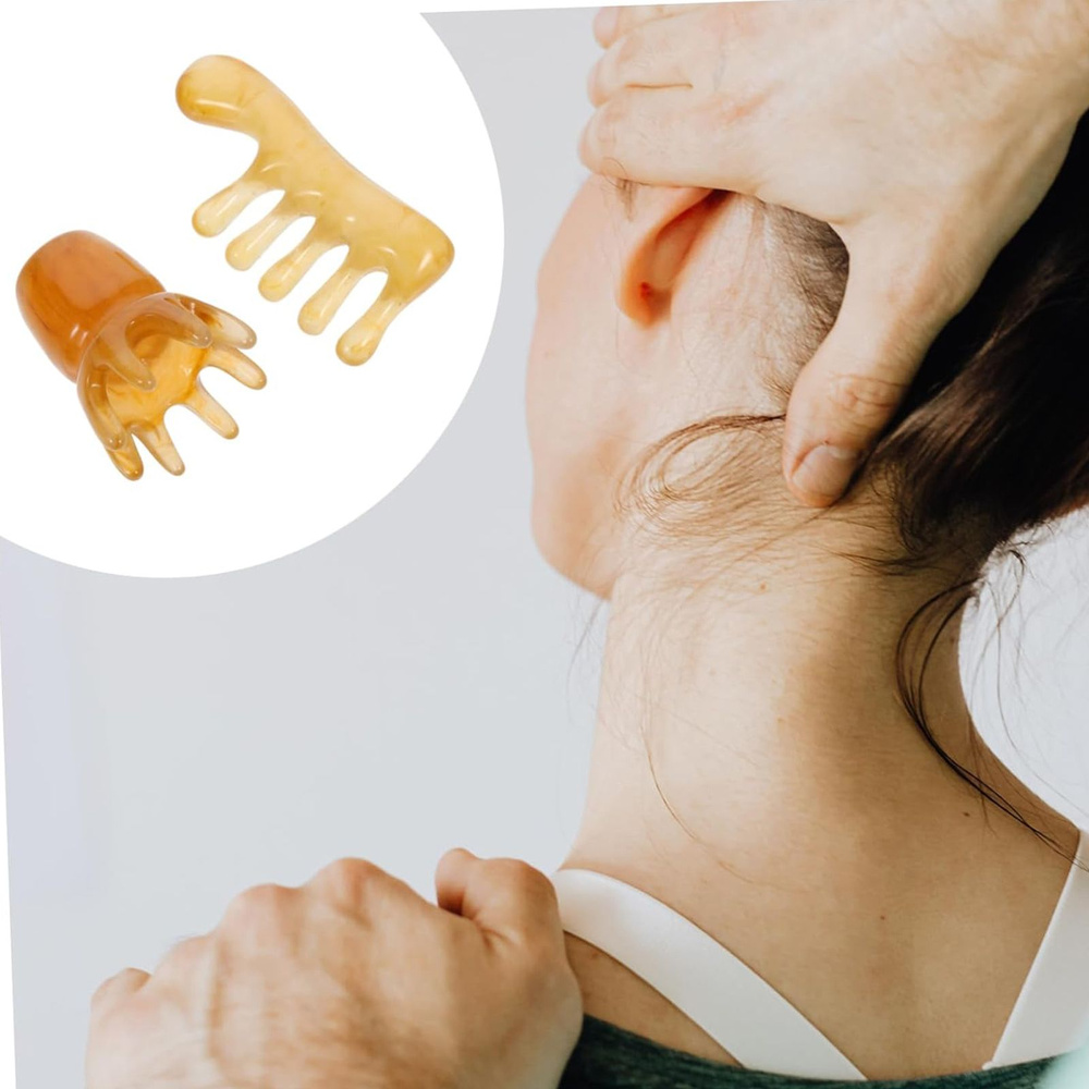 Гуаша антицеллюлитный массажер для кожи головы,смолы пчелиного воск ...