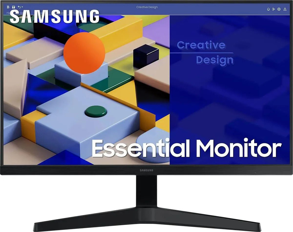 Samsung 27" Монитор Essential Monitor LS27C310EAIXCI, черный #1