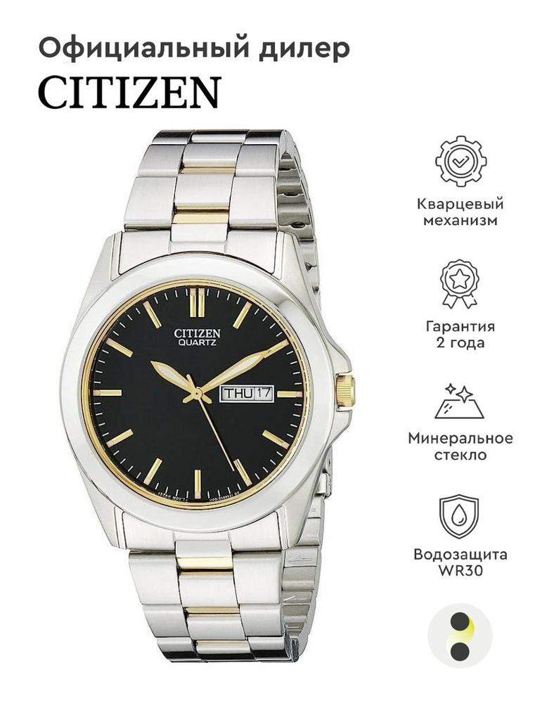 Мужские наручные часы Citizen Quartz BF0584-56E - купить с доставкой по ...