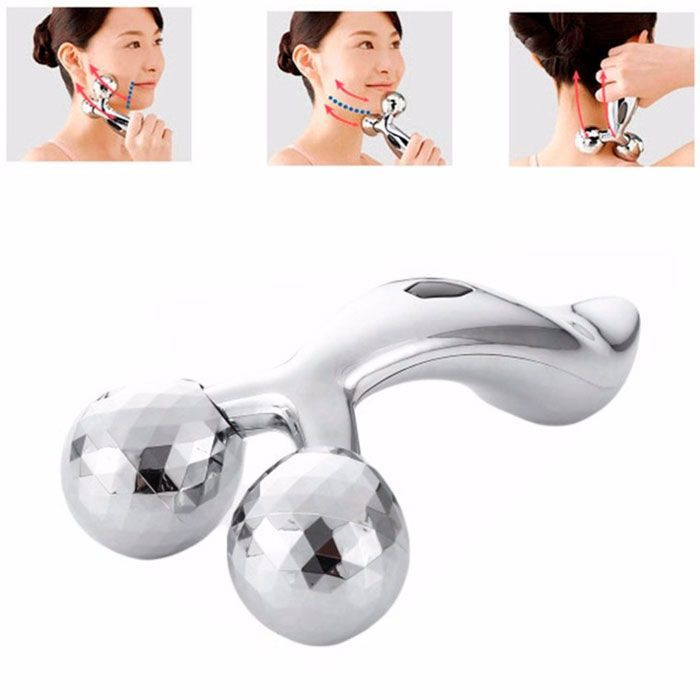 3D роликовым массажером для лица и шеи - купить с доставкой по выгодным ...