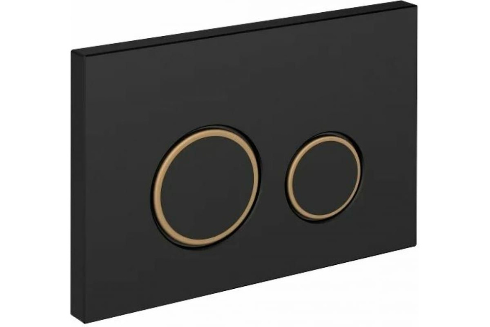 Кнопка TWINS для инсталяции цвет черный матовый CERSANIT #1
