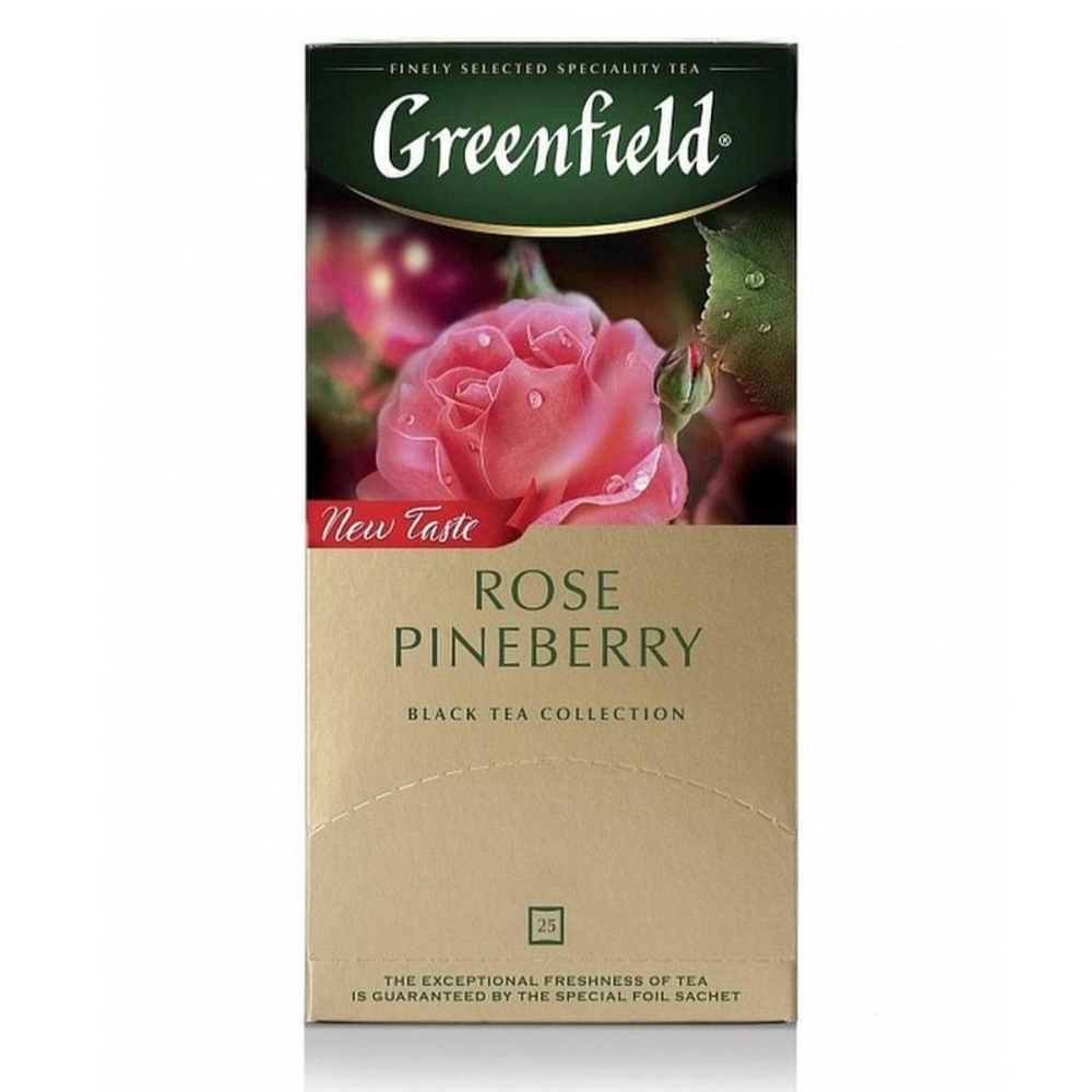 Чай черный Greenfield Rose Pineberry 25 пакетиков #1