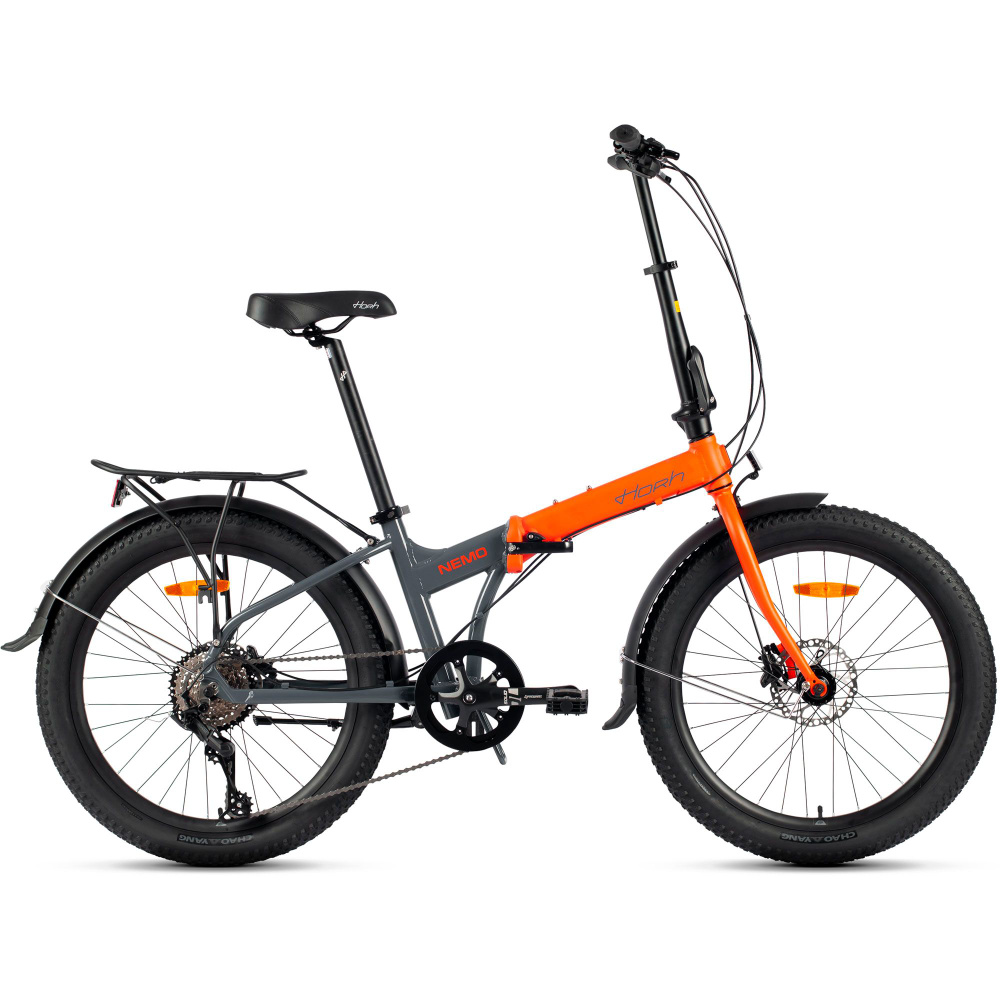 Велосипед складной HORH NEMO 24" (2024), ригид, складная рама, взрослый ...