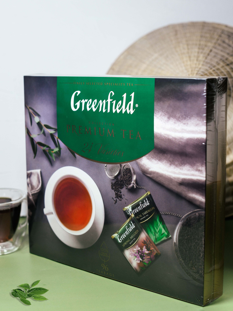 чай набор подарочный GREENFIELD PREMIUM TEA 96шт*167,2г(01/26) #1