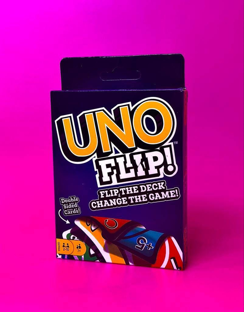 Настольная карточная игра UNO Flip! (УНО Флип!) / 112 карт в комплекте ...