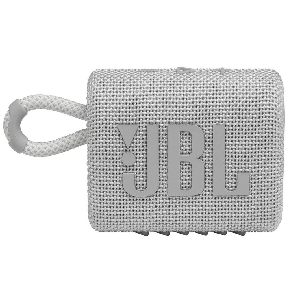 Портативная акустика JBL GO 3, 4.2 Вт, белый #1