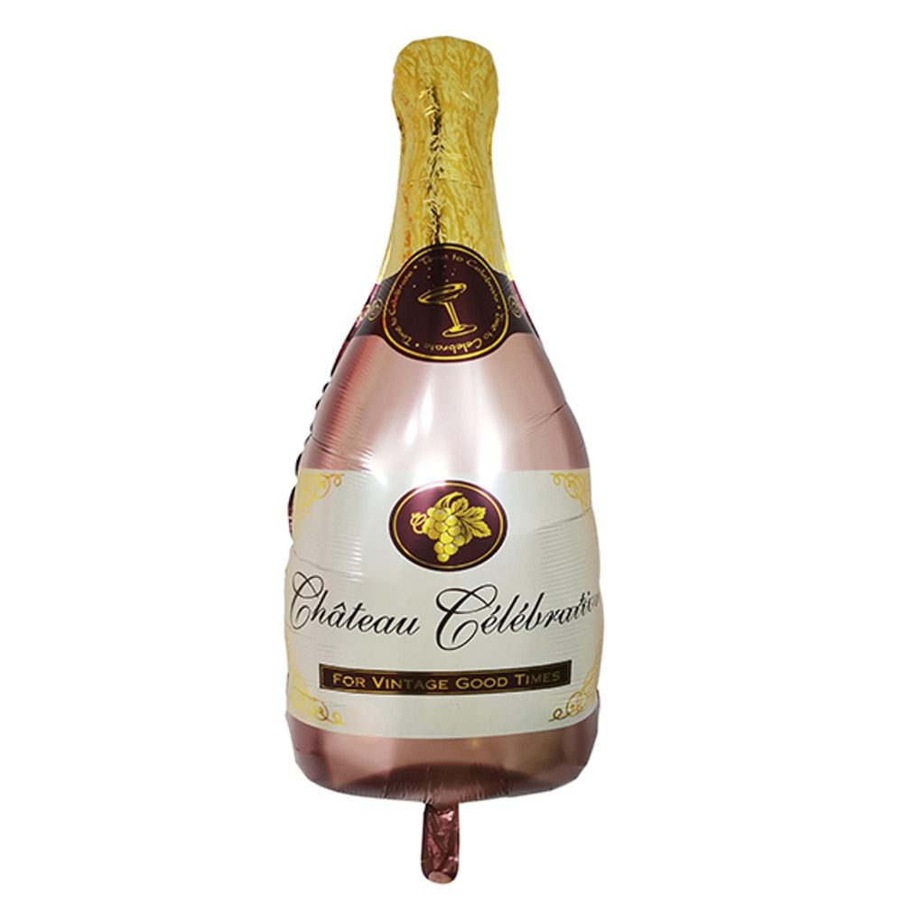 Фигура бутылка Шампанское Pink 49см х 98см #1