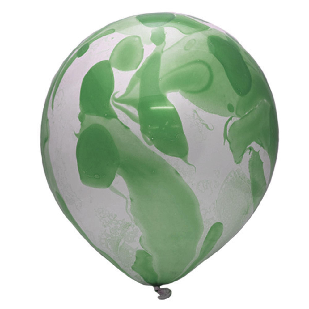 Воздушный шар 12"/30см Многоцветный Green 25шт #1