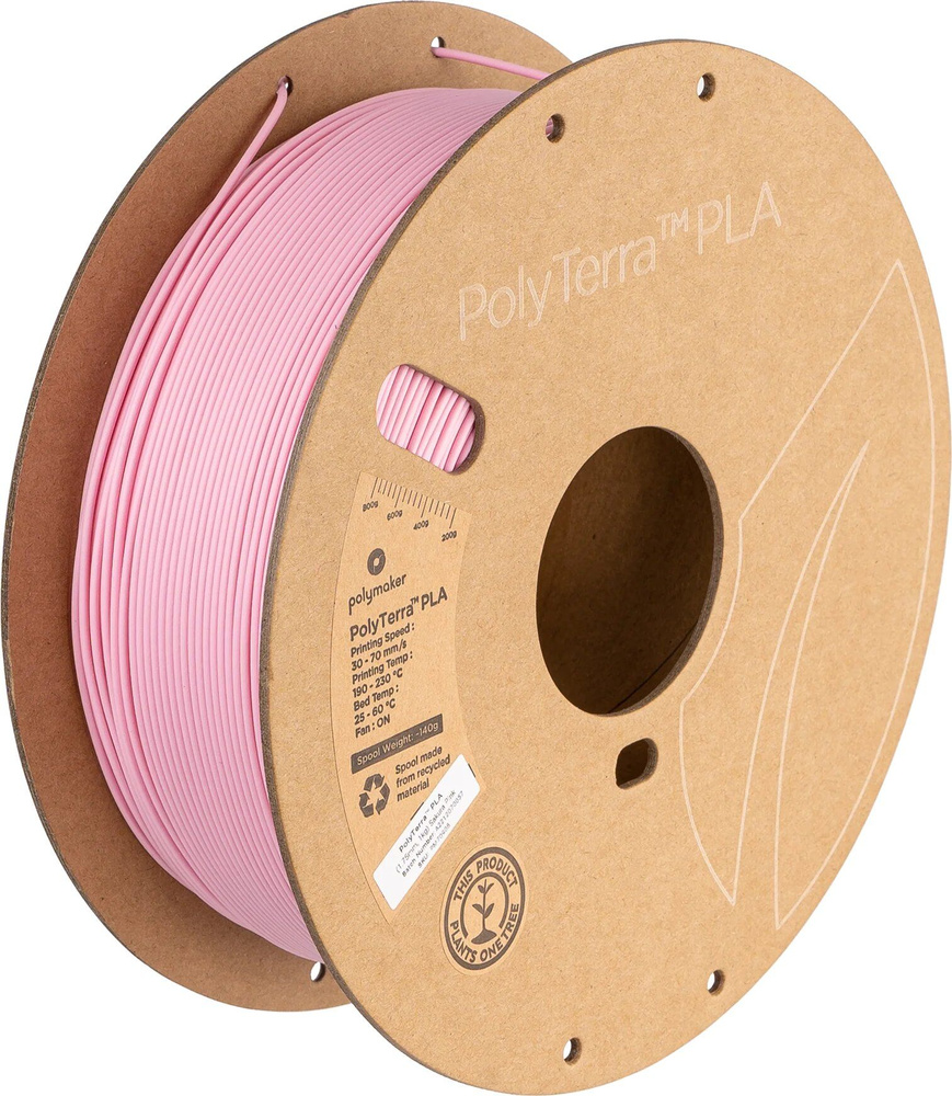 Polymaker PolyTerra PLA Светло-розовый #1