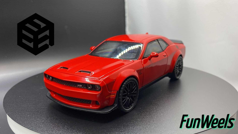 Детская игрушка металлическая Dodge Challenger SRT Demon (Додж ...