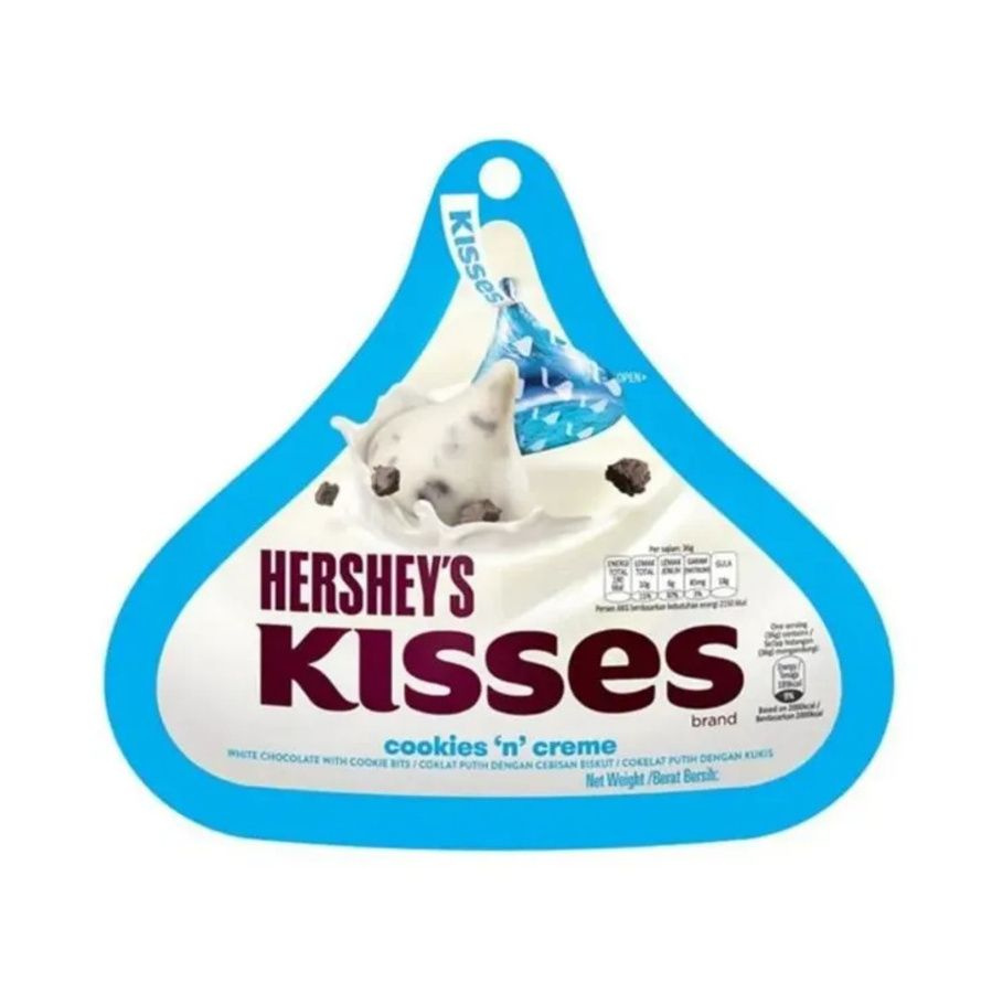 Конфеты Hershey's Kisses, белый шоколад, 82г - купить с доставкой по ...