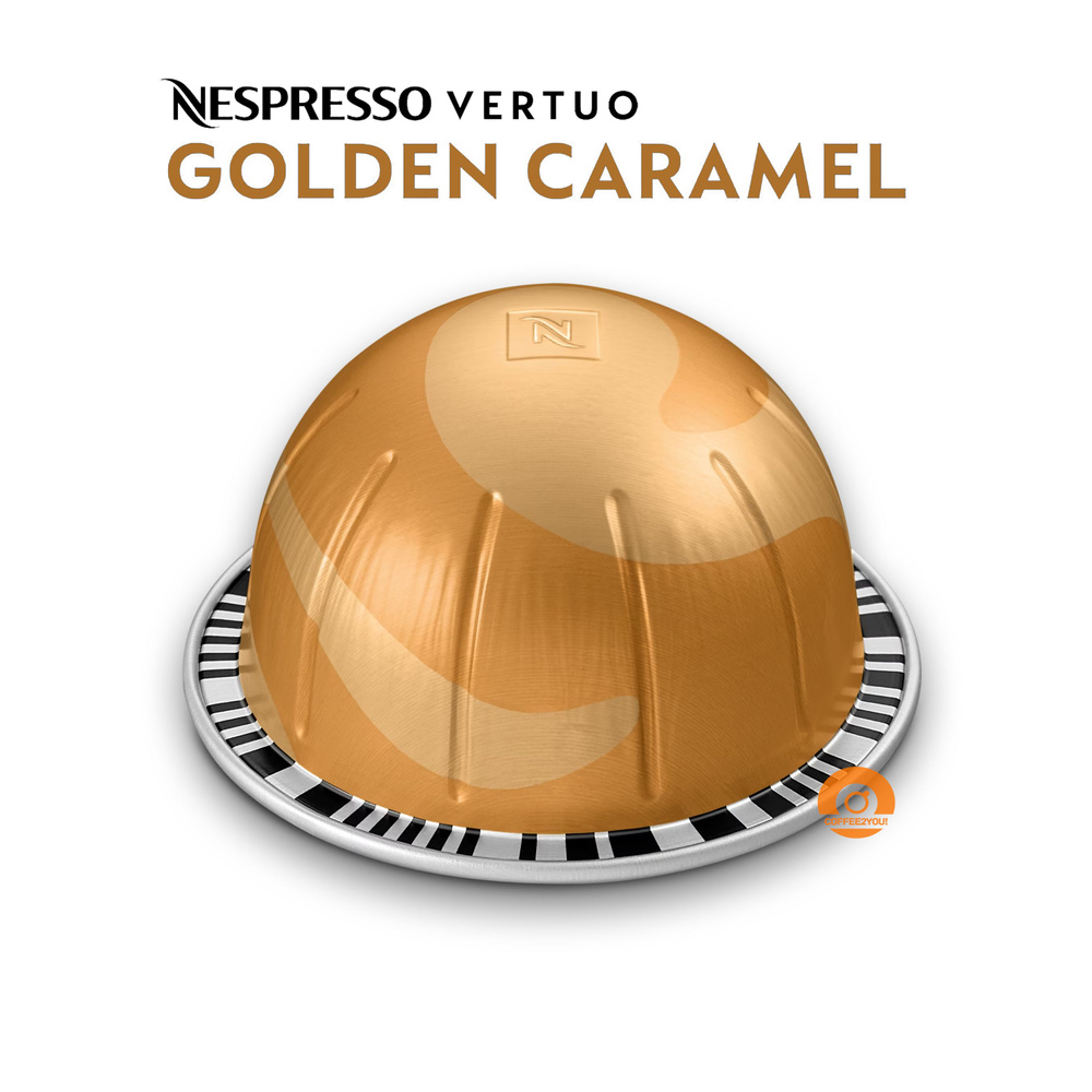 Кофе Nespresso Vertuo GOLDEN CARAMEL в капсулах, 10 шт. (объём 230 мл.) #1