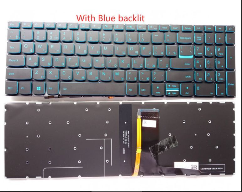 Clavier AZERTY Rétroéclairé Pour Lenovo Ideapad L340-15IRH – Neuf Origine