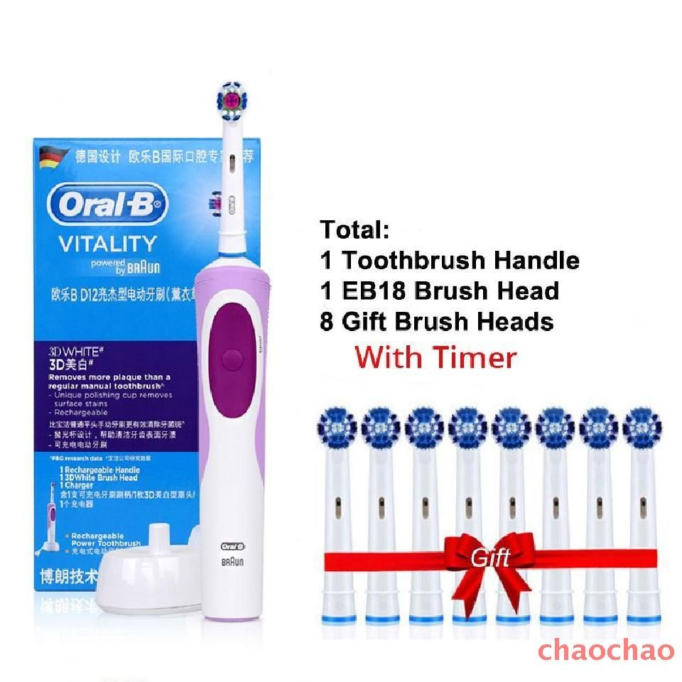 Oral-B Электрическая зубная щетка Oral B Vitality, пурпурный #1