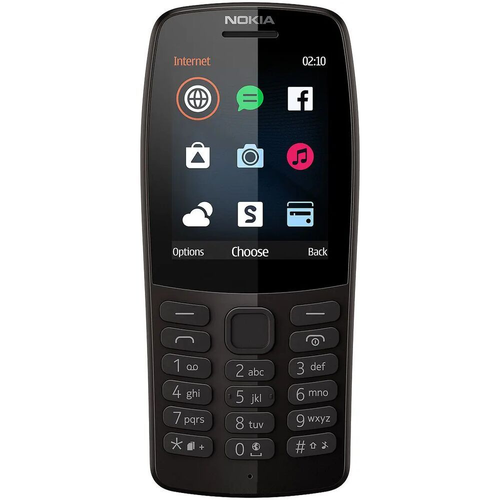 Мобильный телефон Nokia 210 Dual Sim, черный - купить по выгодной цене в  интернет-магазине OZON (1474591688)