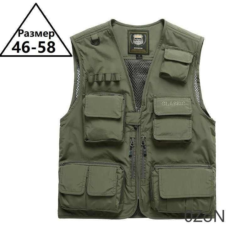 Рабочий жилет мужской,Рыбалка/работать/охотаcccc - купить с доставкой ...