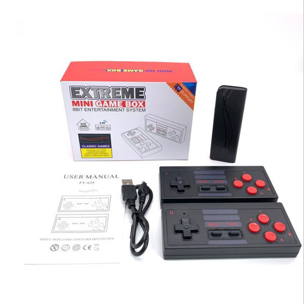 Игровая консоль 4K, встроенная 628 классических игр, мини-консоль в ...