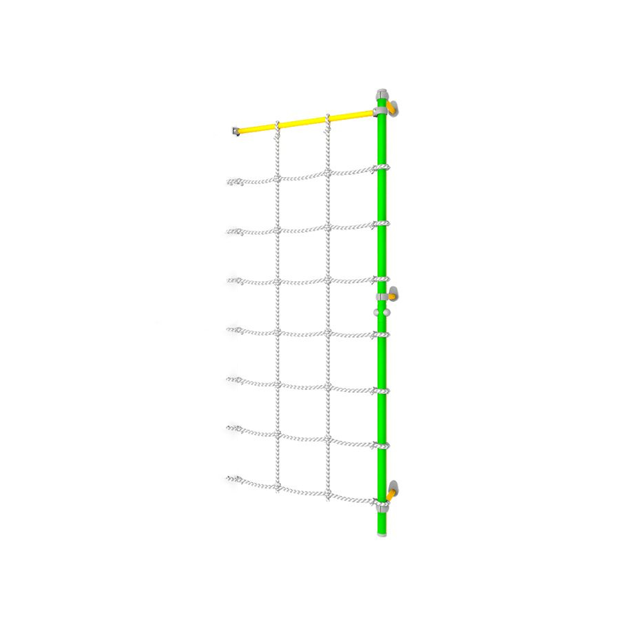 ROMANA Комплект стойка с канатным лазом пристенная ДСКМ-1С-8.18-45 зеленое яблоко  #1