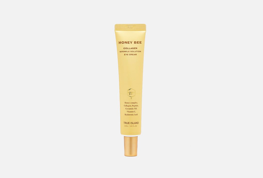 Крем для кожи вокруг глаз True Island, Honey Bee Collagen Wrinkle Solution Eye Cream 30 мл  #1