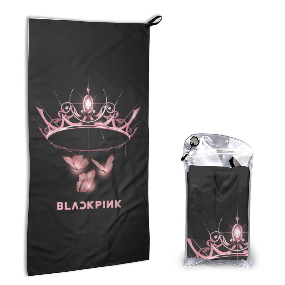 Blackpink Полотенце для лица, рук, Микрофайбер, 40x80 см, светло-коричневый, 1 шт.  #1