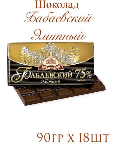 Шоколад Бабаевский Элитный_90гр х 18шт #1