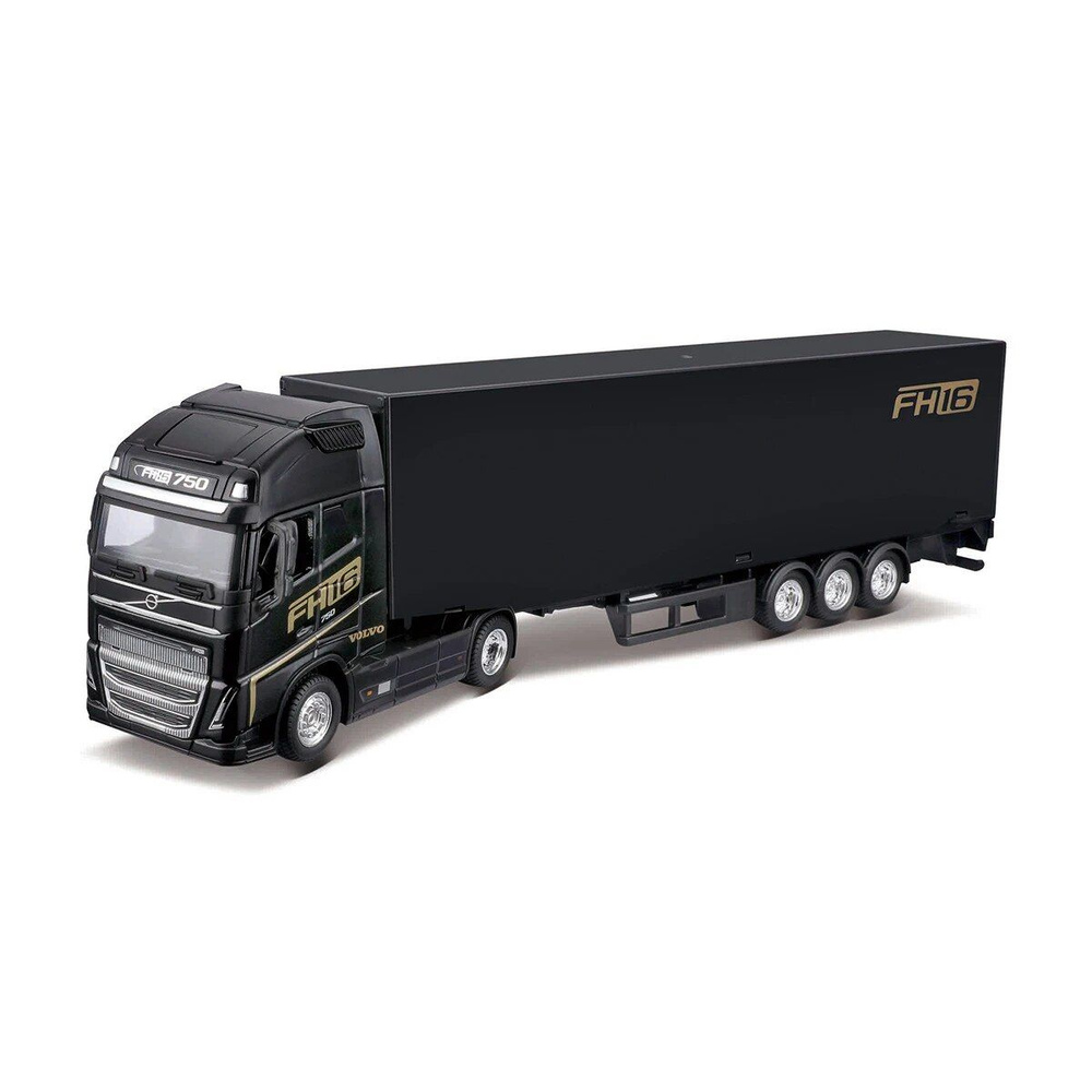 Модель грузовика Volvo FH16 и Benz Actros в масштабе 1:43: контейнерный ...
