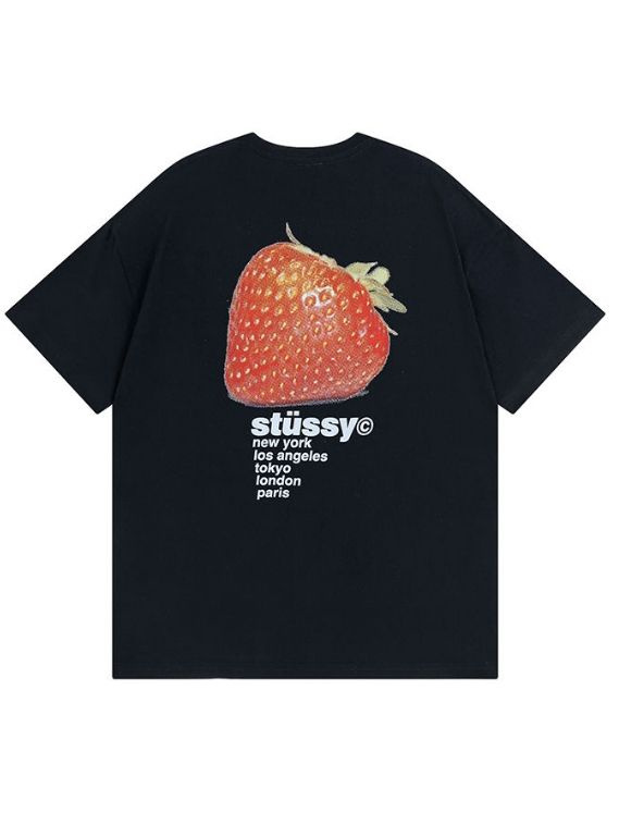 Футболка Stussy, размер 44, цвет черный, 95%~99% - купить по выгодной ...