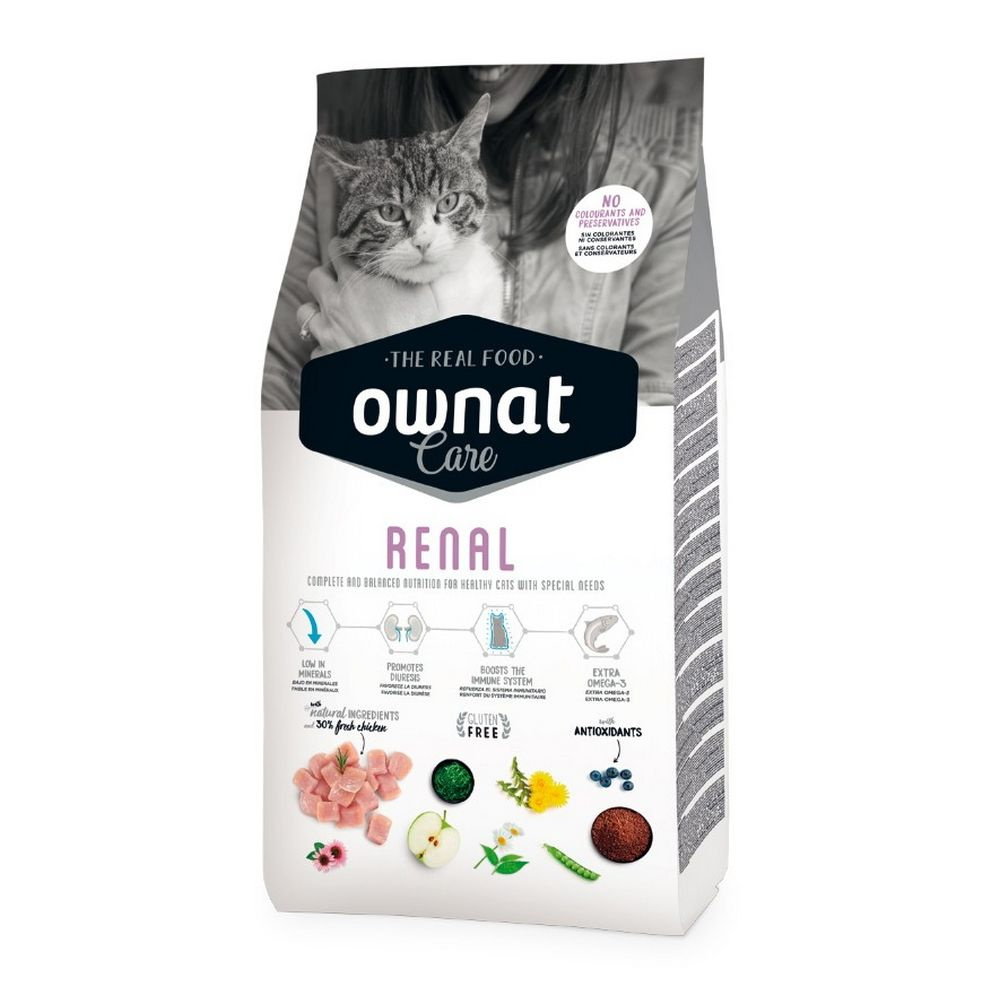 Ownat Adult Care Renal Сухой корм для взрослых кошек с хронической ...