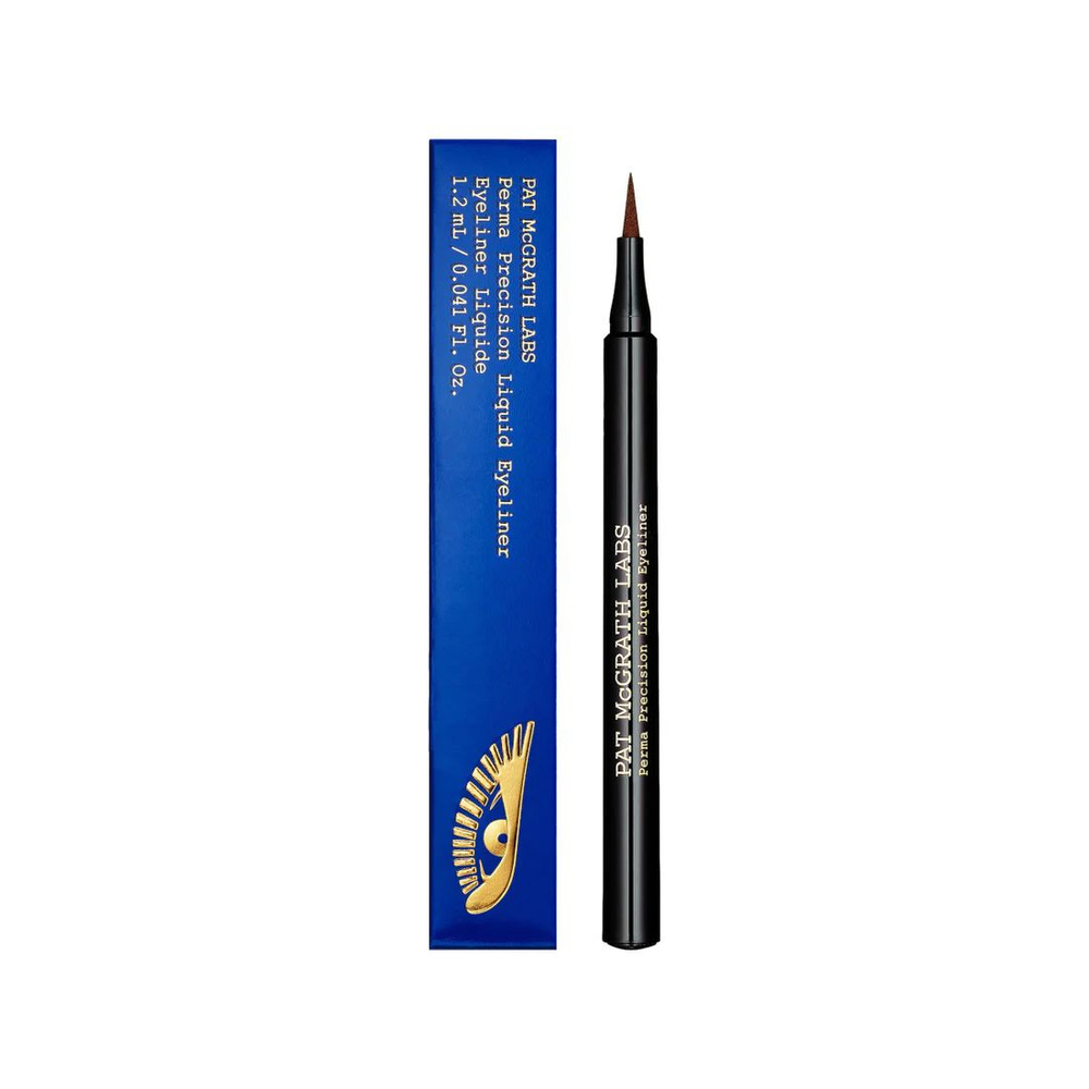 Ультранасыщенная бархатная подводка для глаз PAT McGRATH LABS Perma  Precision Liquid Eyeliner XTREME BLK COFFEE 1ml - купить с доставкой по  выгодным ценам в интернет-магазине OZON (1539520427)