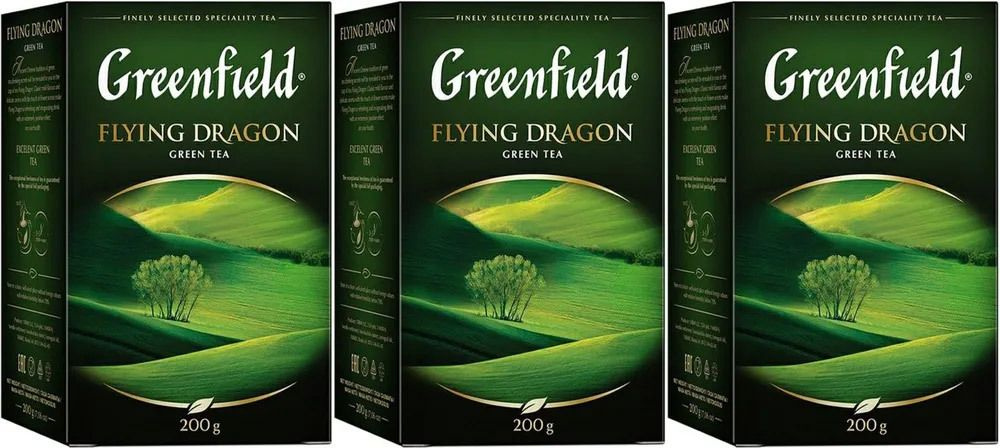 Чай Greenfield Flying Dragon НАБОР 200 г х 3 шт купить на OZON по ...