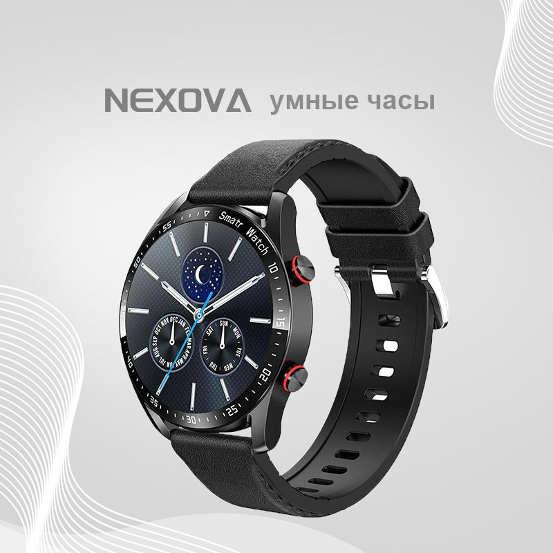 NEXOVA Умные часы ЭКГ+PPG/мониторинг сна/шагомер /вызов по Bluetooth/Смарт-часы /Smart Watch /QCNE6055, #1