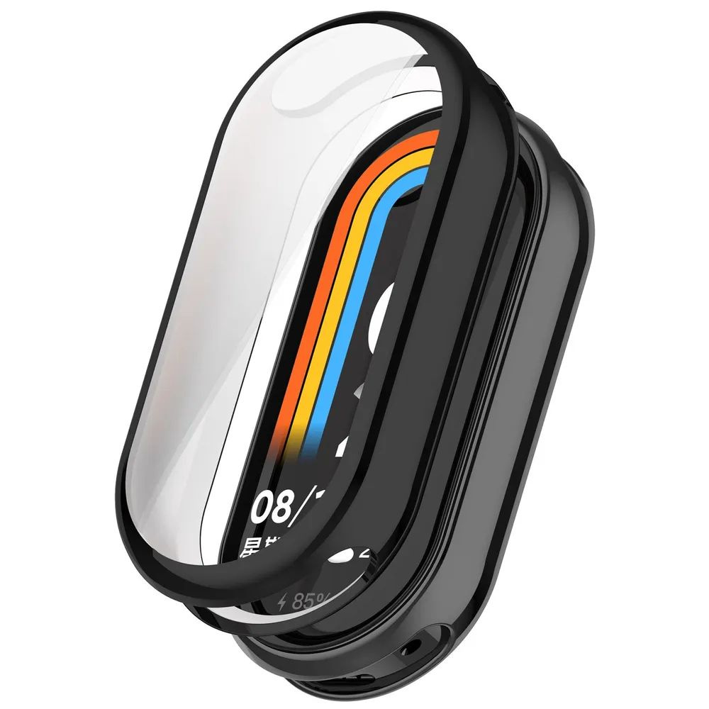 Силиконовый чехол для Xiaomi Mi Band 8 и Mi Band 9 / Защитный бампер противоударный для фитнес-браслета #1