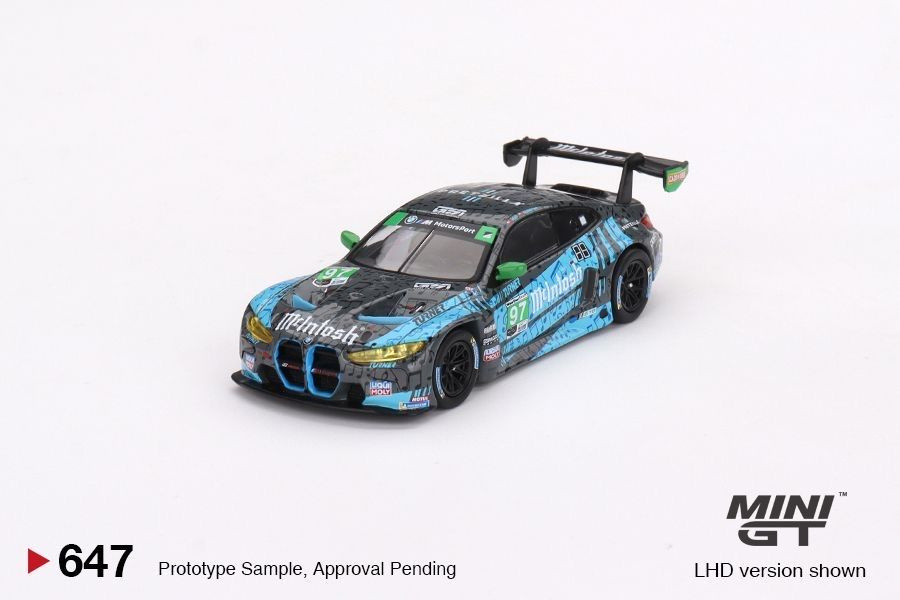 Модель коллекционная Mini GT 1:64 BMW M4 GT3 97 IMSA 2023 #1