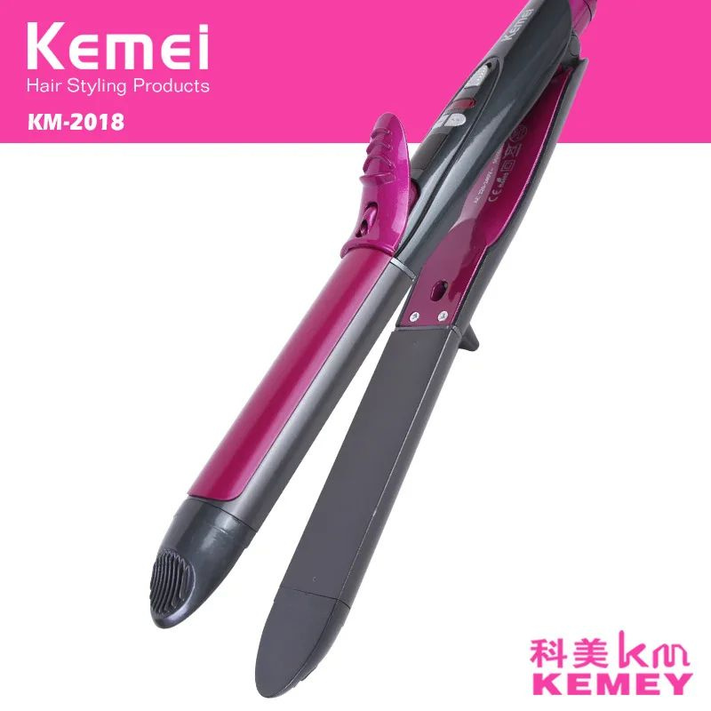 Стайлер для выпрямления и завивки волос Kemei #1