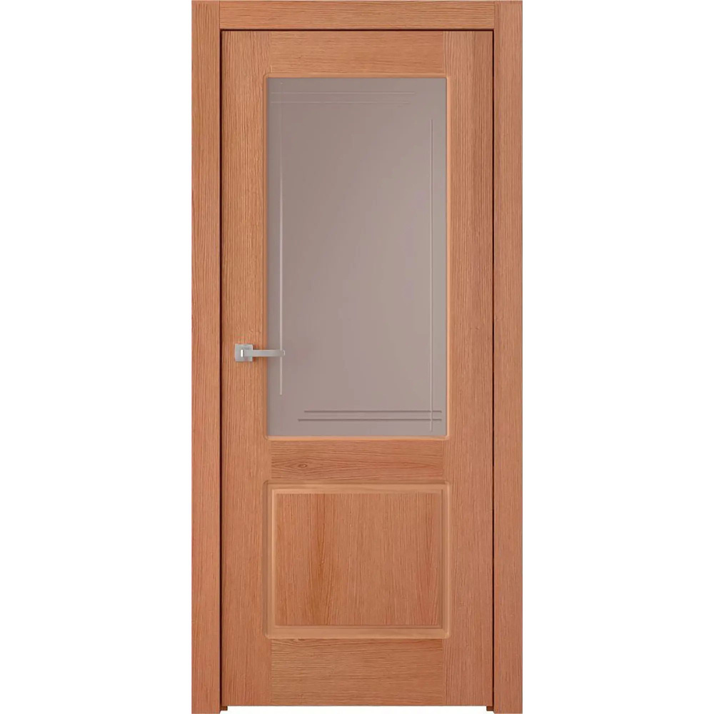 Belwooddoors Дверь межкомнатная Дуб американский, Дерево, МДФ, 800x2000, Со стеклом  #1