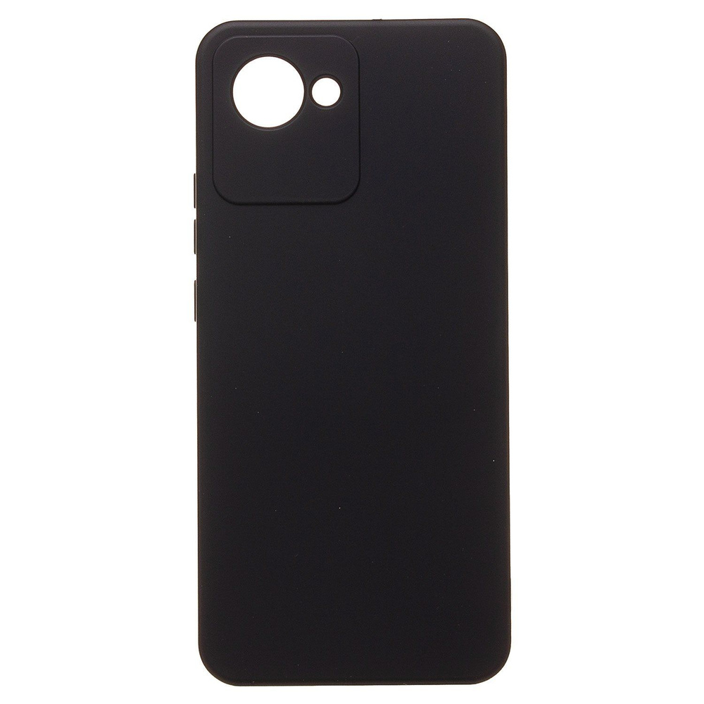 Чехол для Realme C30 (RMX3581), Narzo 50i Prime (RMX3506) силиконовый Soft Touch 4 <черный> #1