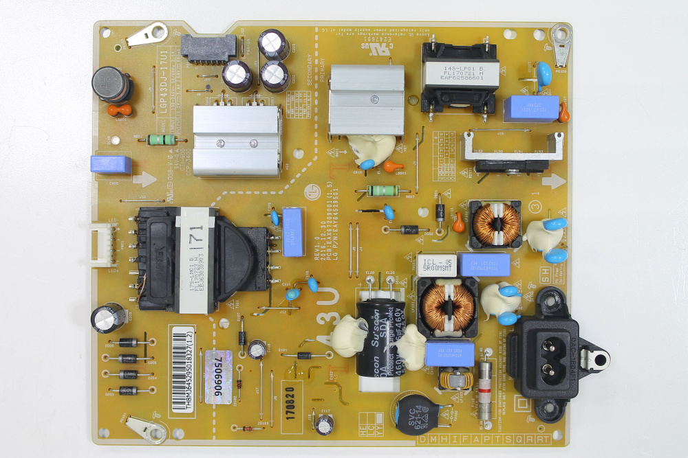 Блок питания (PSU) EAX67209001 (1.5) 43UJ634V LGP43DJ-17U1 #1