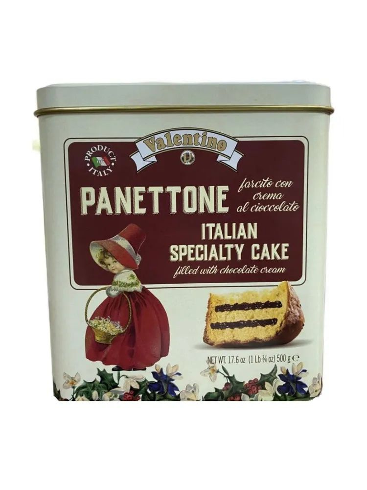 Кекс Valentino Panettone с шоколадным кремом, 500 г, Италия #1
