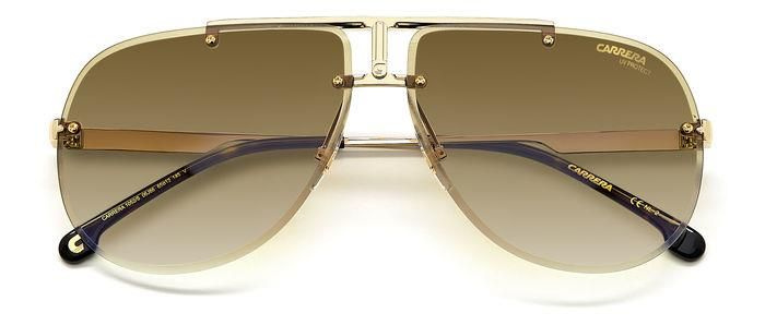 Мужские и женские солнцезащитные очки Carrera CARRERA 1052/S 06J 86, цвет: золотой, цвет линзы: коричневый, #1