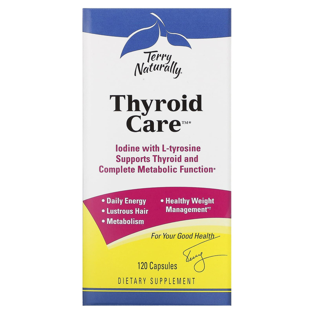 Terry Naturally, Thyroid Care, 120 капсул #1