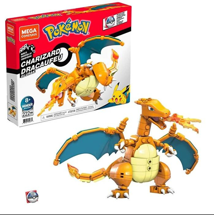 Mega Construx Pokemon Charizard, Фигурка Чаризарда GWY77 #1