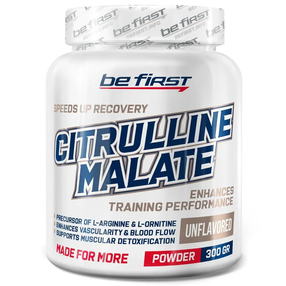 BeFirst Citrulline Malate Л-Цитруллин малат 300г #1