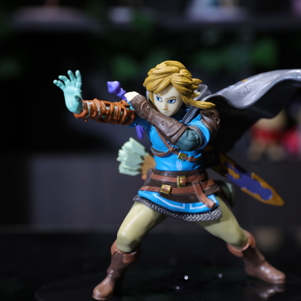 Аниме-фигурка Zelda no Densetsu: Breath of the Wild Link Ссылка 14cm #1