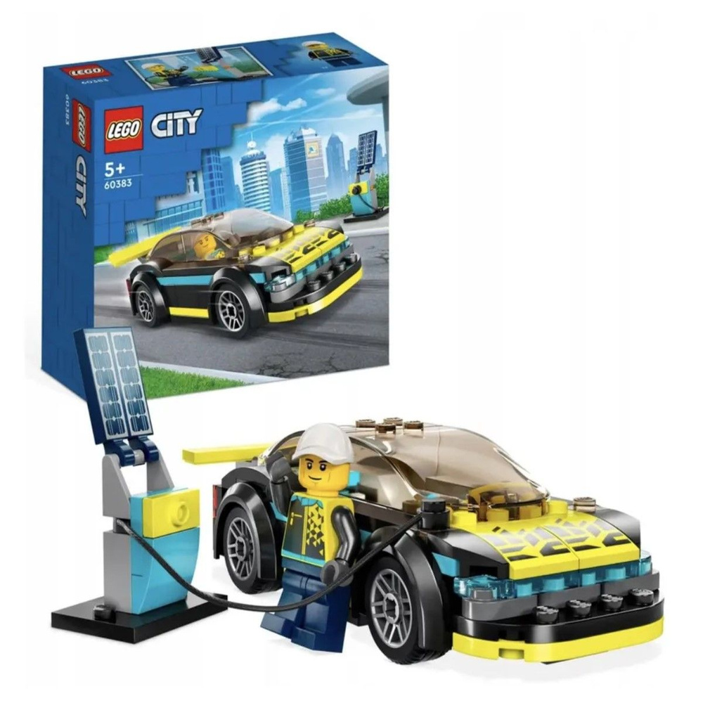 60383 Конструктор Lego City 60383 Electric Sports Car Электрический  спортивный автомобиль - купить с доставкой по выгодным ценам в  интернет-магазине OZON (1585380971)