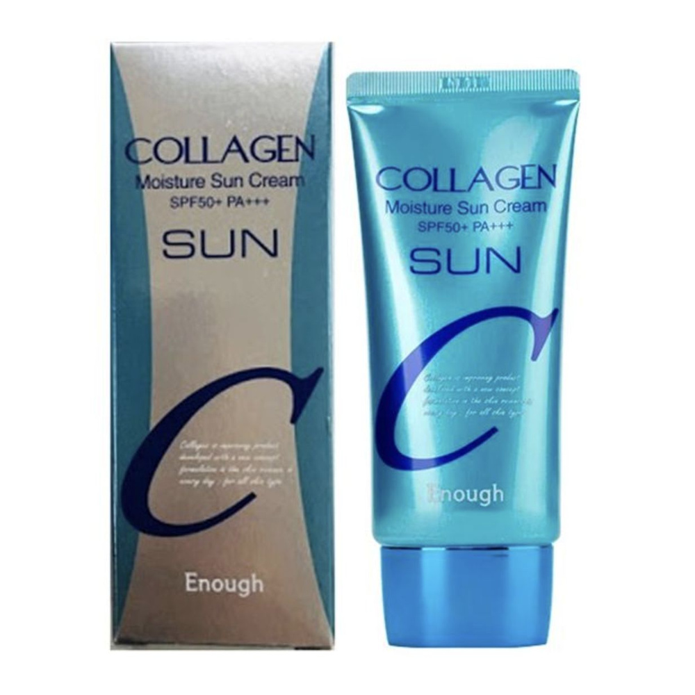 Увлажняющий солнцезащитный крем с коллагеном Enough Collagen Moisture Sun Cream SPF50+ PA+++  #1