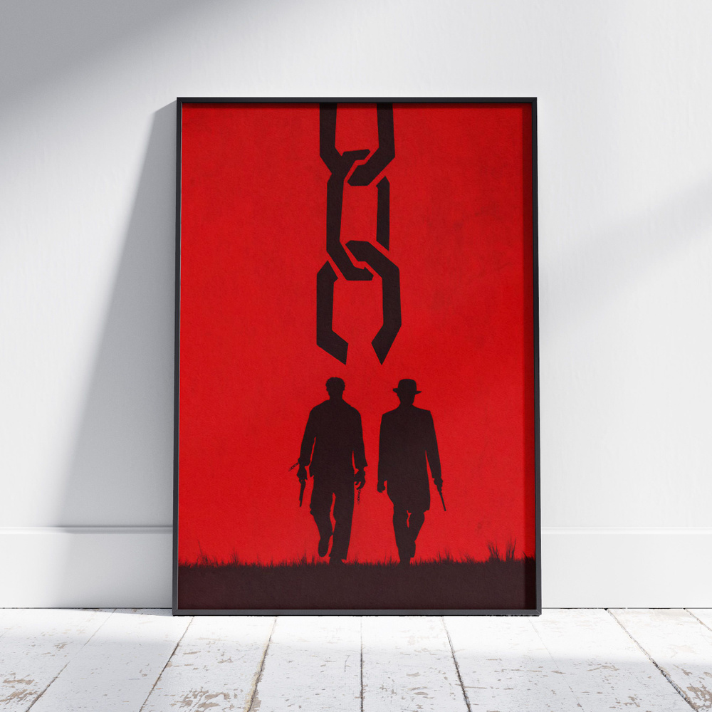 Плакат на стену для интерьера Тарантино (Джанго освобожденный 2) - Постер по фильму формата А3 (30x42 #1