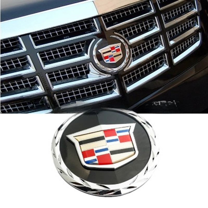 Lot De 2 Coques De Remplacement Pour Clé Télécommande Cadillac Escalade 2007-2014 - 1 Noire + 1 Bleue, Neuves