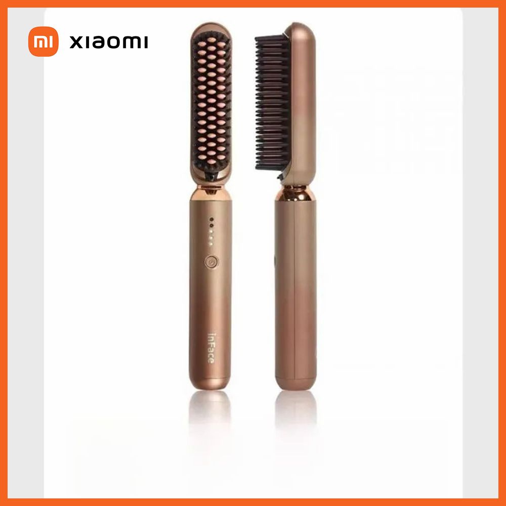 Расческа для выпрямления волос Xiaomi inFace Anion Curling Iron #1