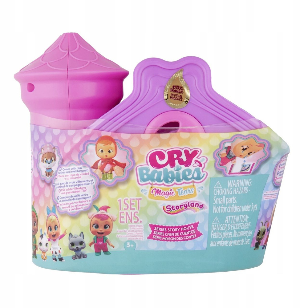 Кукла IMC Toys Crybabies Magic Tears STORYLAND - Дом с младенцом и питомцем